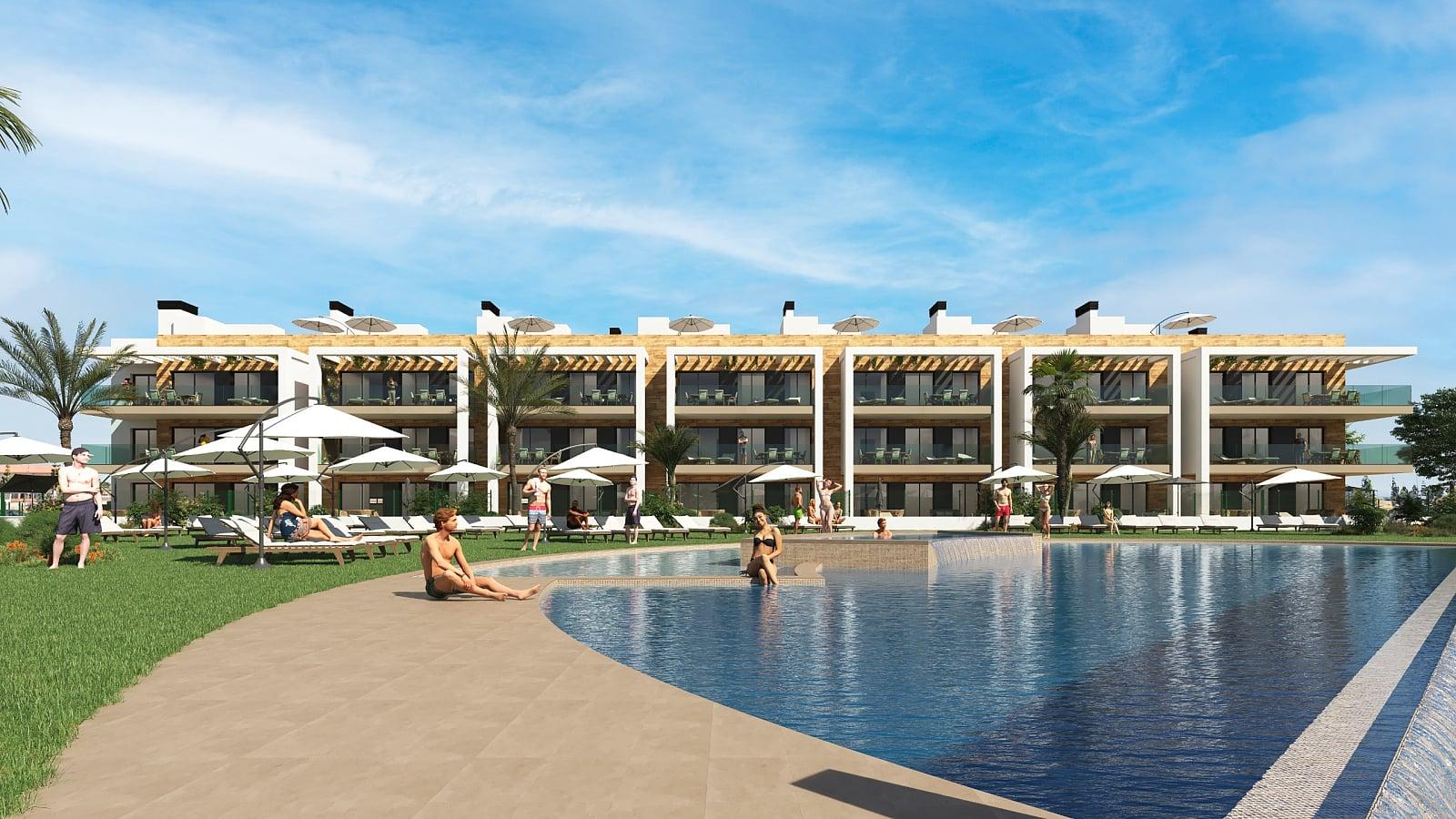 Apartments in La Serena Golf, Los Alcázares (RMU-00211) — photograph 2